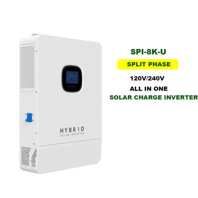 Hybrid Split-Phase 8KW 200A 120V 240V Hybrid Solar Inverter