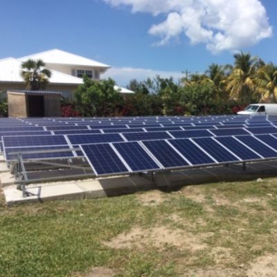50kW off grid solar system for Bahamas resort