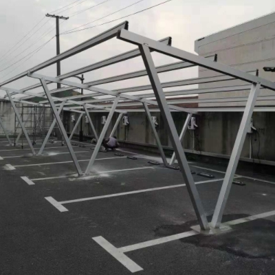solar carport structure for German client